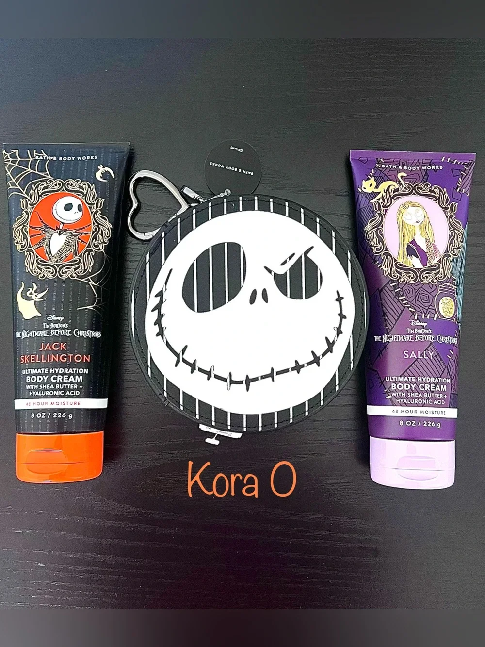 Nightmare Before Christmas Sally & Jack Body Creams & Keychain